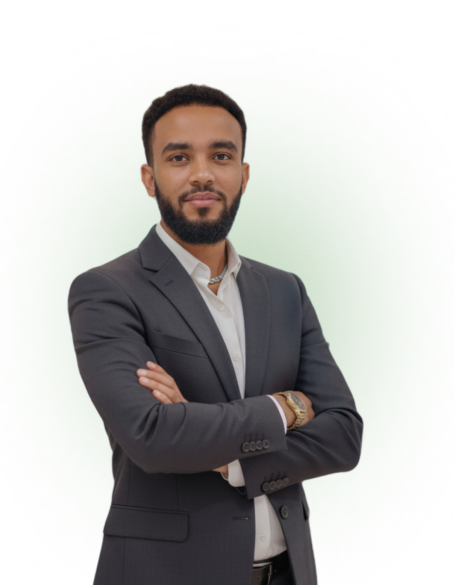 Professional businessman representing strategic advantage